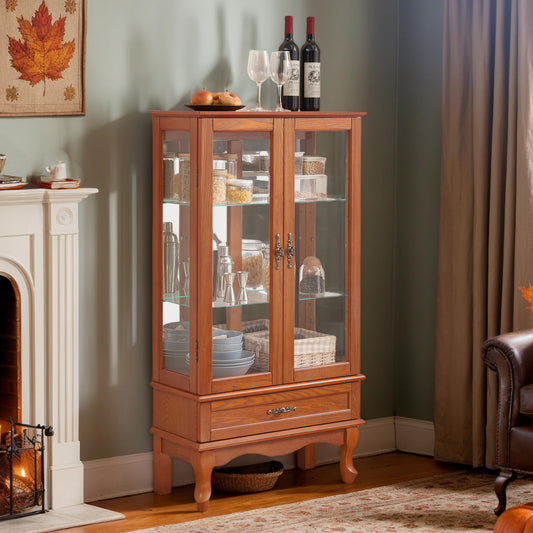 Lighted Curio Cabinet - Dust-Free Display of Your Treasures